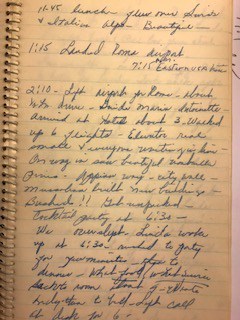 Italy in My Mother’s Pen- Middle March 1972